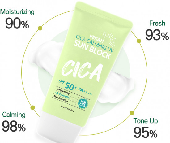 Крем для лица с центеллой солнцезащитный «Сica Сalming UV Sun Block» SPF50+ PA++++