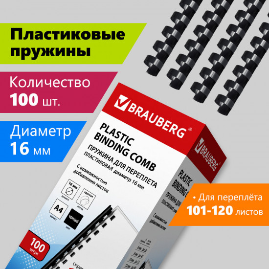 Пружины пластиковые для переплета