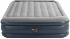 Кровать надувная двуспальная с подголовником и встроенным насосом «Deluxe» - Фото 1