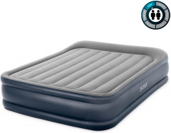 Кровать надувная двуспальная с подголовником и встроенным насосом «Deluxe» - Фото 6