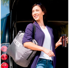 Кровать надувная двуспальная со встроенным насосом «Premaire Elevated» - Фото 4