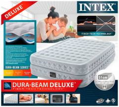 Кровать надувная двуспальная со встроенным насосом «Supreme» - Фото 2