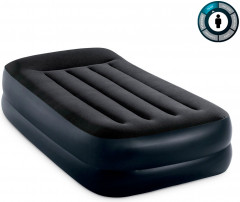 Кровать надувная с подголовником и встроенным насосом «Pillow Rest Raised Bed» - Фото 4