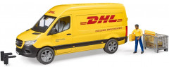 Машинка «Фургон DHL Mercedes Benz Sprinter с фигуркой» - Фото 1