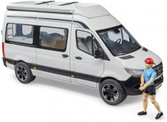 Машинка «Микроавтобус Mercedes-Benz Sprinter туристический с фигуркой» - Фото 4