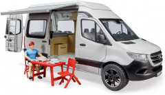 Машинка «Микроавтобус Mercedes-Benz Sprinter туристический с фигуркой» - Фото 7