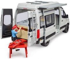 Машинка «Микроавтобус Mercedes-Benz Sprinter туристический с фигуркой» - Фото 8