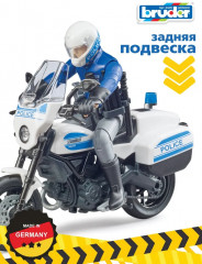 Мотоцикл с фигуркой полицейского «Scrambler Ducati» - Фото 4