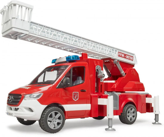 Пожарная машина с лестницей со светом и звуком «Mercedes-Benz Sprinter»