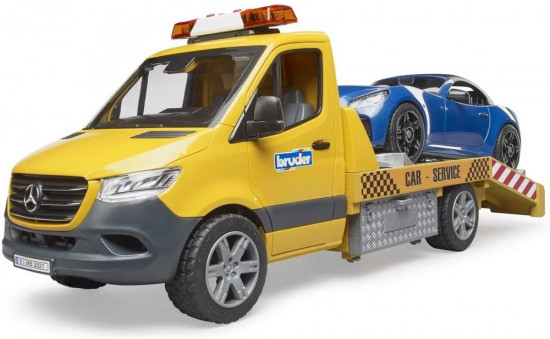 Машинка со светом и звуком «Эвакуатор Mercedes Benz Sprinter с Roadster»