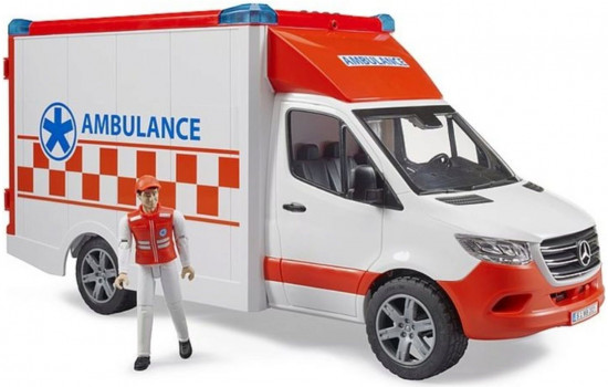 Машина скорой помощи с фигуркой «Mercedes Benz Sprinter»