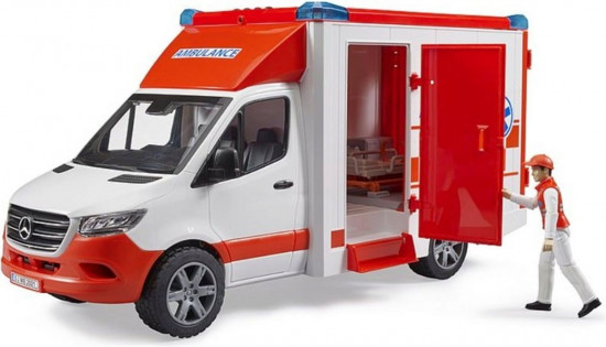 Машина скорой помощи с фигуркой «Mercedes Benz Sprinter»
