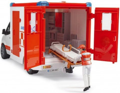 Машина скорой помощи с фигуркой «Mercedes Benz Sprinter» - Фото 3