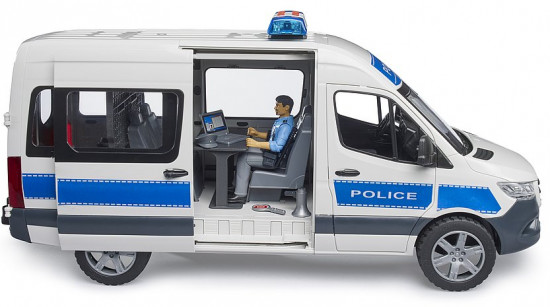 Полицейская машина с фигуркой со светом и звуком «Mercedes-Benz Sprinter»