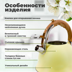 Чайник со свистком «Napoli» - Фото 4