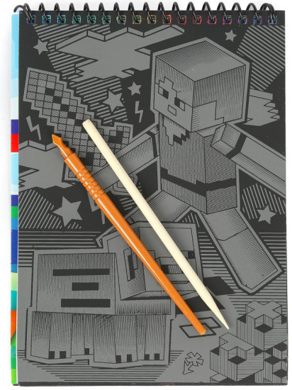 Блокнот-гравюра «Minecraft»