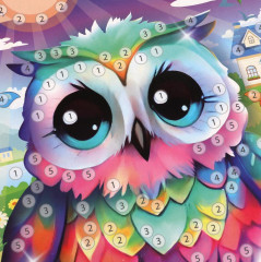 Аппликация из пайеток «Сова» - Фото 2