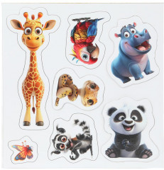Игра развивающая с липучками «Удивительные животные» - Фото 2