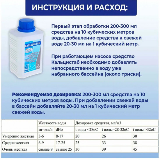 Жидкость для защиты от известковых отложений и удаление металлов «Кальцистаб»