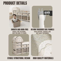 Стеллаж для хранения игрушек большой «Cloud House» - Фото 2