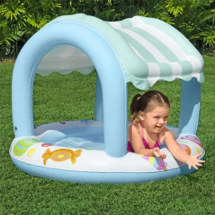 Бассейн надувной детский с навесом «Sweet Shoppe» - Фото 4