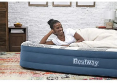 Кровать надувная со встроенным электронасосом «Tritech Fashion Flock» - Фото 8