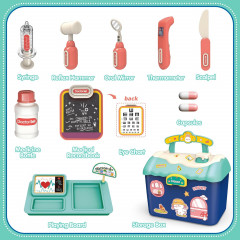 Набор доктора игровой с чемоданчиком 2 в 1 «Doctor set» - Фото 2
