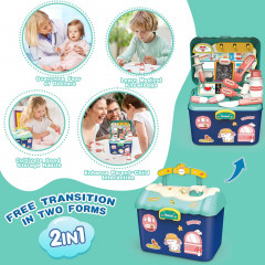 Набор доктора игровой с чемоданчиком 2 в 1 «Doctor set» - Фото 4