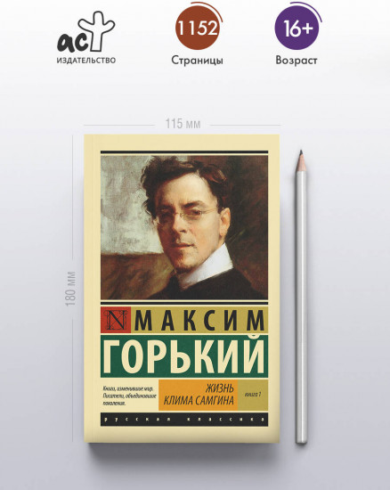 Жизнь Клима Самгина. В 2 книгах. Книга 1