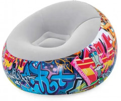 Кресло надувное «Inflate-A-Chair Graffiti» - Фото 1