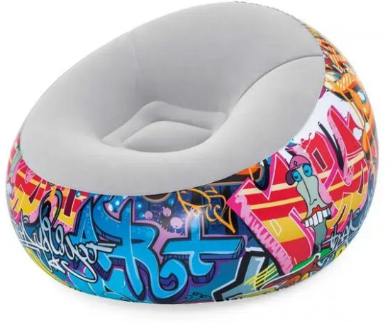 Кресло надувное «Inflate-A-Chair Graffiti»