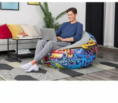Кресло надувное «Inflate-A-Chair Graffiti» - Фото 2
