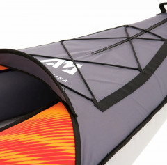 Каяк надувной одноместный с веслом - Фото 17