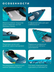 Каяк надувной одноместный - Фото 1