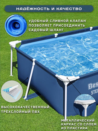 Бассейн каркасный
