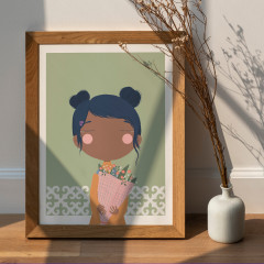 Детский интерьерный постер «Кішкентайым» - Фото 1