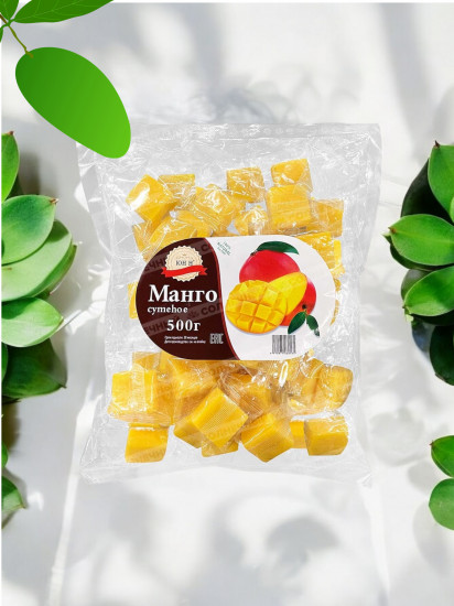 Манго кубиками сушеные