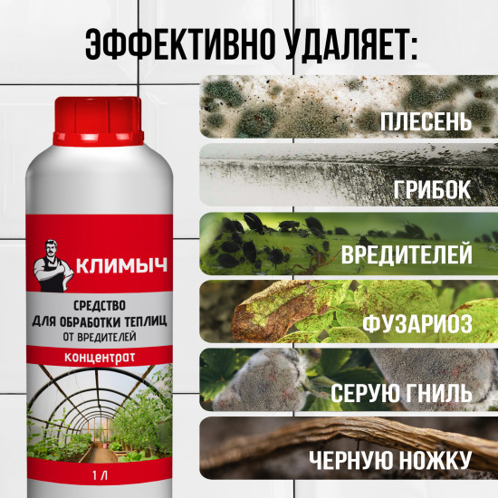 Средство для обработки теплиц от вредителей