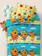 Комплект детского постельного белья «Три кота» - Фото 4