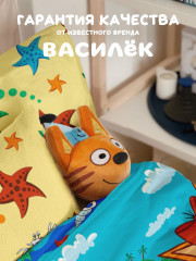 Комплект детского постельного белья «Три кота» - Фото 7