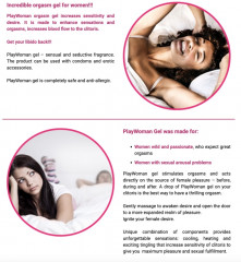 Гель для стимуляции оргазма «PlayWoman Gel» - Фото 2