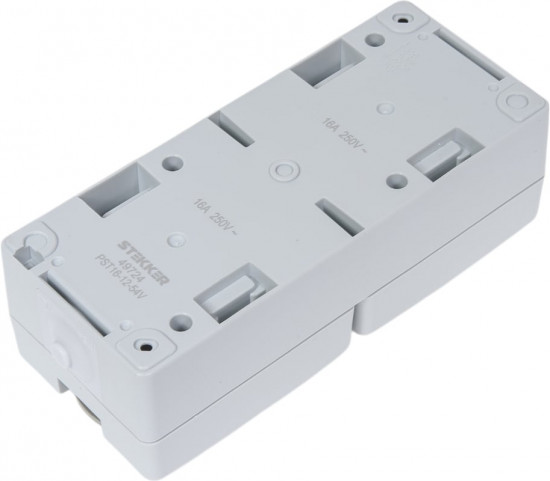Розетка двухместная с крышкой PST16-12-54V
