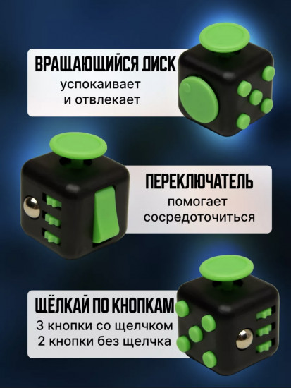 Игрушка-антистресс «Fidget Cube»
