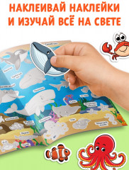 Набор книг с многоразовыми наклейками «Познавательные» - Фото 4