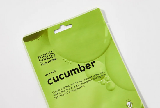 Маска для лица тканевая с экстрактом огурца «Cucumber»