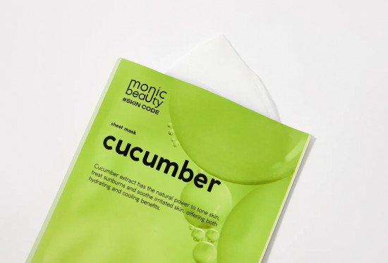 Маска для лица тканевая с экстрактом огурца «Cucumber»