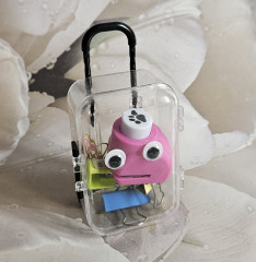 Чемодан для кукол с глазками - Фото 3