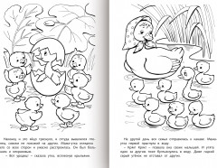 Раскраска-книжка «Гадкий утёнок» - Фото 1