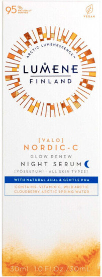 Сыворотка для лица ночная обновляющая «Glow Renew Night serum»
