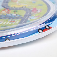 Акваковрик надувной развивающий «Транспорт» - Фото 3